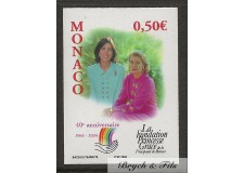 2004 MONACO N°2425 NON DENTELE 40° ANNI FONDATION PRINCESSE GRACE xx