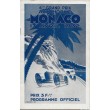 Programme Grand Prix Monaco 1932