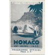 Programme Grand Prix Monaco 1935