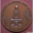 1883-1983 MONACO MEDAILLE CENTENAIRE EGLISE ST CHARLES Bronze