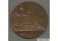 1863-1913 MONACO MEDAILLE CINQUANTENAIRE FONDATION SBM NON NOMINATIVE BRONZE