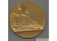 1863-1913 MONACO MEDAILLE CINQUANTENAIRE FONDATION SBM NOMINATIVE E. GIACCARDI BRONZE