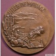 1967 MONACO MEDAILLE VILLE DE MONACO signée TSCHUDIN BRONZE