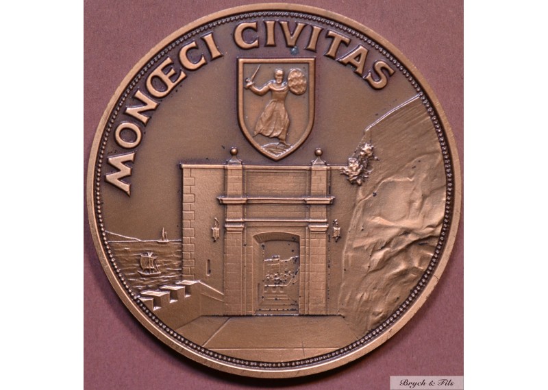 MONACO MEDAILLE MONOECI CIVITAS 