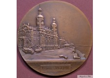 1863-1913 MONACO MEDAILLE CINQUANTENAIRE FONDATION SBM NOMINATIVE M. C. VIGLIANI BRONZE