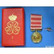 MONACO MEDAILLE D'HONNEUR RAINIER III 5 FEVRIER 1894 VERMEIL