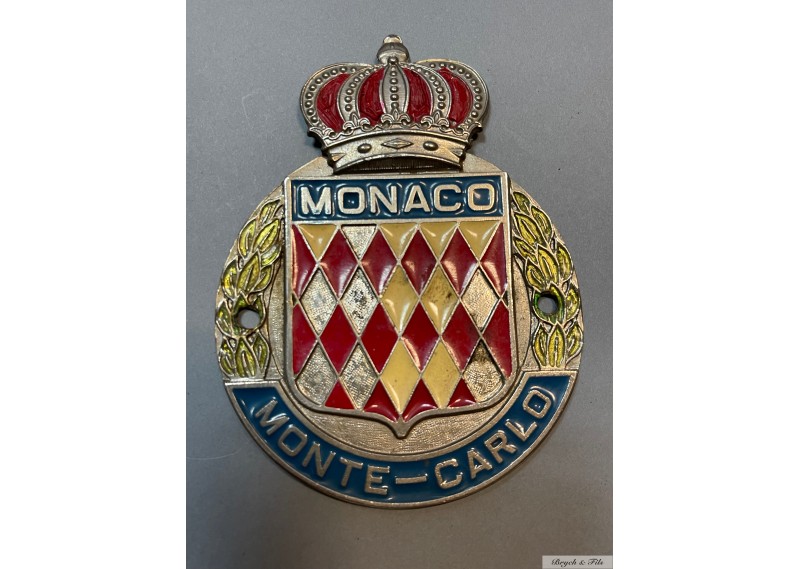 MEDAILLE EMAILLE BASON DE MONACO