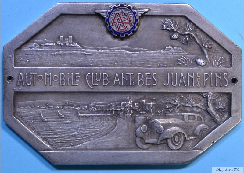 FRANCE MEDAILLE AUTOMOBILE CLUB ANTIBES JUAN LES PINS ACA