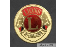 Badge Automobile "LIONS INTERNATIONAL"