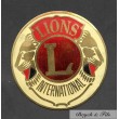 Badge Automobile "LIONS INTERNATIONAL"