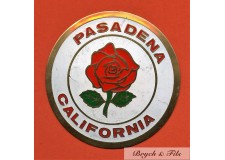 Badge Automobile "PASADENA" CALIFORNIA