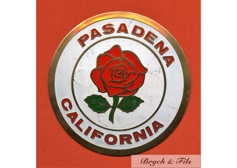 Badge Automobile "PASADENA" CALIFORNIA