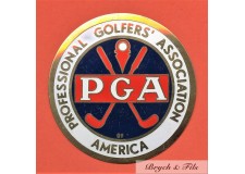 BADGE AUTOMOBILE "PROFESSIONAL GOLFERS' ASSOCIATION"