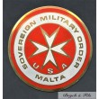 BADGE AUTOMOBILE "SOVEREIGN MILITARY ORDER MALTA"