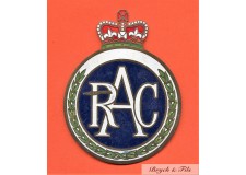 BADGE AUTOMOBILE "ROYAL AUTOMOBILE CLUB