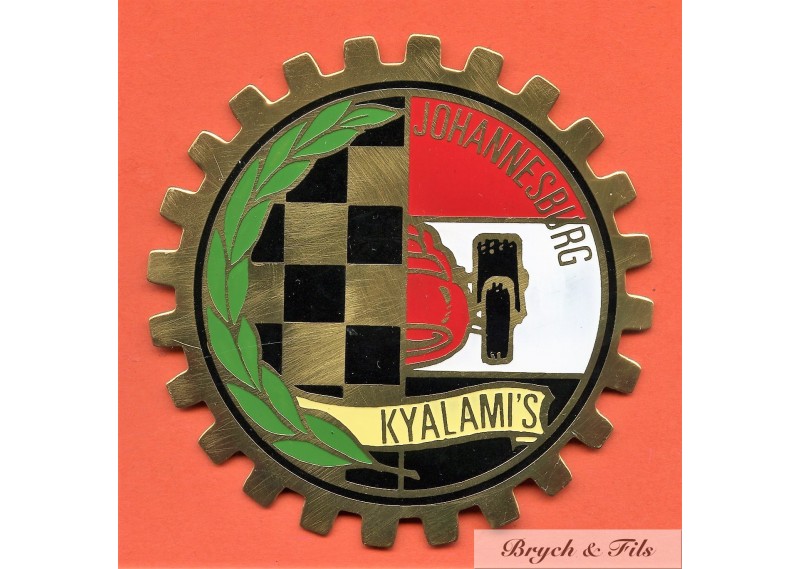 BADGE AUTOMOBILE "JOHANNESBURG KYALAMI'S"