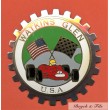 BADGE AUTOMOBILE "WATKINS GLEN USA"