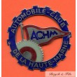 BADGE AUTOMOBILE "AUTOMOBILE-CLUB DE LA HAUTE-MARNE"