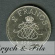 2 FRANCS DE MONACO 1981