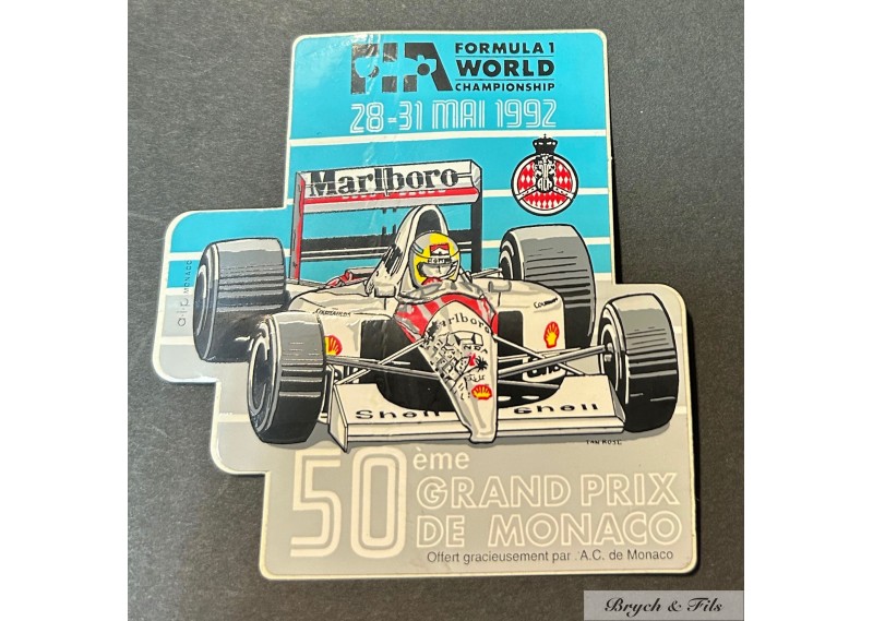 Autocollant Marlboro Grand Prix de Monaco 1979