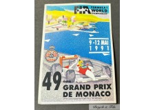 Autocollant F.I.A 49ème Grand Prix de Monaco 1991