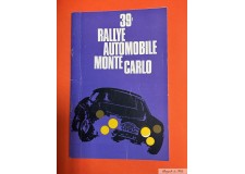 Programme Rallye Monaco 1970