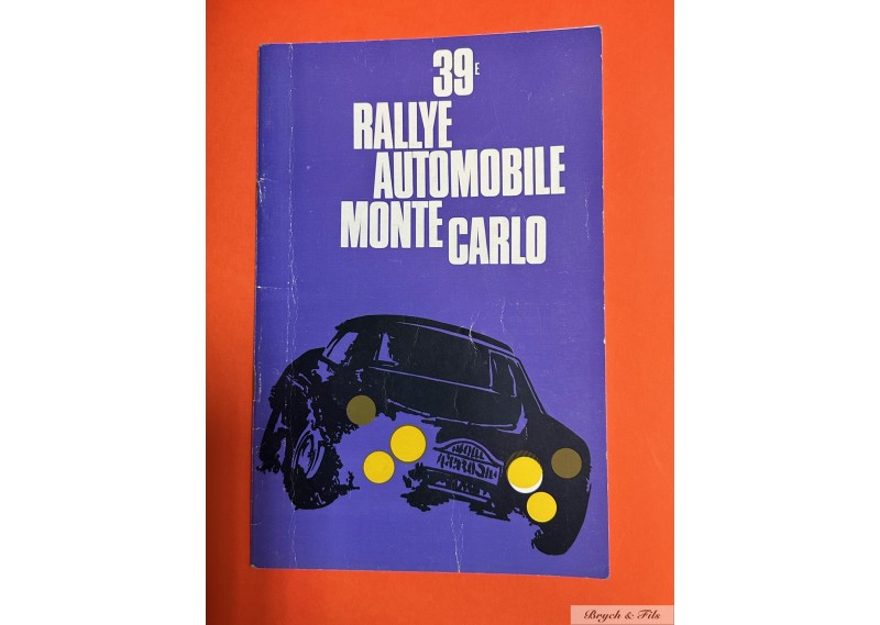 1970   39ème RALLYE de MONTE-CARLO