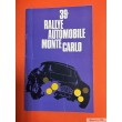 Programme Rallye Monaco 1971