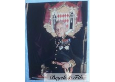 PHOTO ARGENTIQUE PRINCE RAINIER III grand format