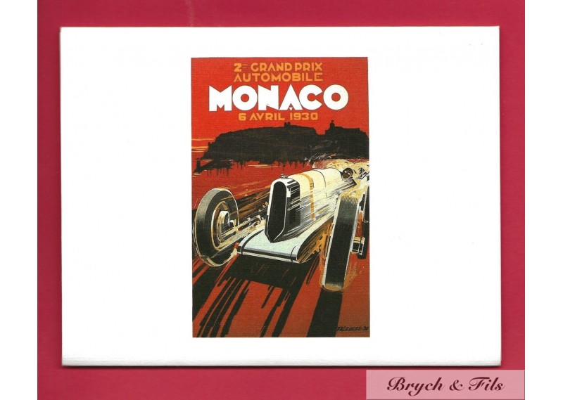 TELECARTE MONACO 2ème GRAND PRIX 1930