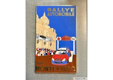 2005 MONACO BADGE ENAMELLED PLAQUE 73th RALLY MONTE CARLO