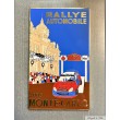 1999 MONACO BADGE/PLAQUE CALANDRE EMAILLE 67e RALLYE MONTE CARLO