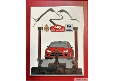 1999 MONACO BADGE/PLAQUE CALANDRE EMAILLE 67e RALLYE MONTE CARLO