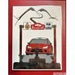 1999 MONACO BADGE/PLAQUE CALANDRE EMAILLE 67e RALLYE MONTE CARLO