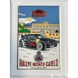 1999 MONACO BADGE/PLAQUE CALANDRE EMAILLE 67e RALLYE MONTE CARLO