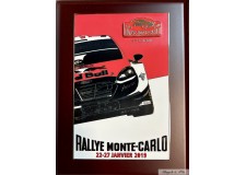 2019 MONACO BADGE enamelled plaque 87th RALLY MONTE CARLO