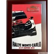 1999 MONACO BADGE/PLAQUE CALANDRE EMAILLE 67e RALLYE MONTE CARLO