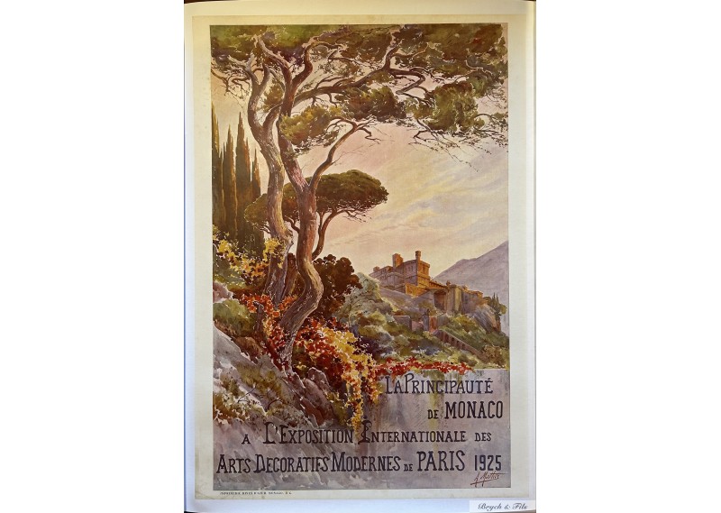 Principauté de Monaco  Exposition Internationale des Arts Décoratifs Modernes de Paris 1925
