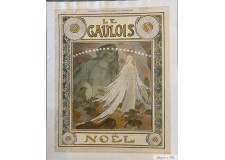 "Le Gaulois"  "Noël"  illustré  par A. MUCHA