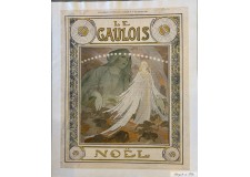 "Le Gaulois"  "Noël"  1896  Alphonse MUCHA