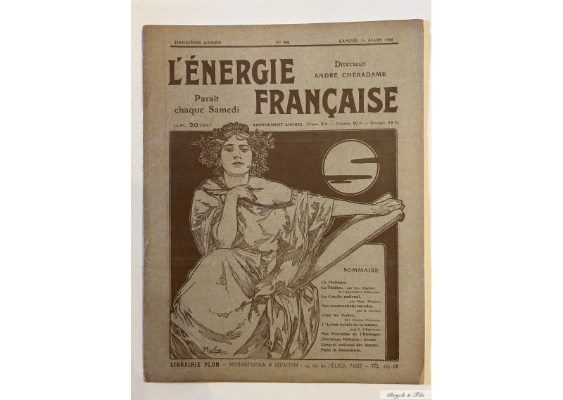 "L'Energie Française"  1906  Alphonse MUCHA