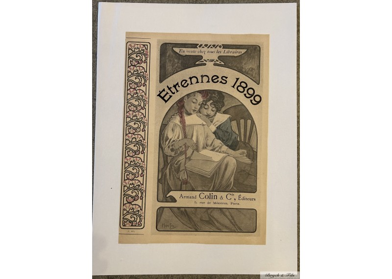 "Les Etrennes"  1899   A. Mucha