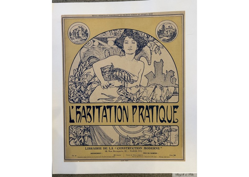 "L'Habitation Pratique"  1907  A. Mucha