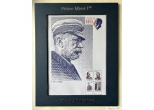 Encart MonacoPhil 2022 Prince Albert Ier