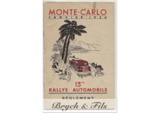 Règlement Rallye Monaco 1934
