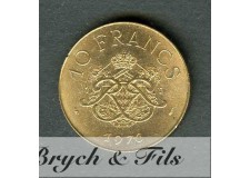 10 FRANCS DE MONACO 1976