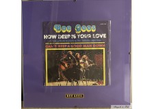 Pochette "BEE GEES/HOW DEEP IS YOUR LOVE" 3 Dédicaces