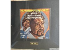Pochette "BARRY WHITE/YOU'RE THE FIRST, THE LAST, MY EVERYTHING"   dédicacée        