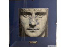 Pochette "PHIL COLLINS/IN THE AIR TONIGHT" avec dessin et    dédicacée                                 