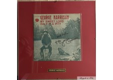 Pochette "GEORGE HARRISON/MY SWEET LORD"   dédicacée                                
